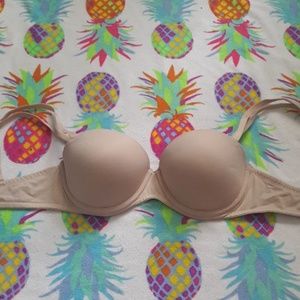Pink Victoria's secret multi way push up bra